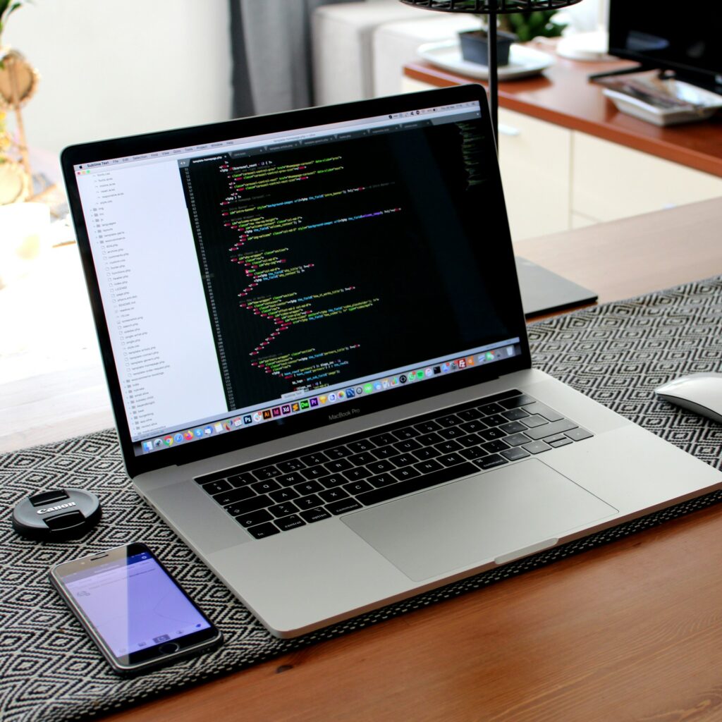 wooden desk